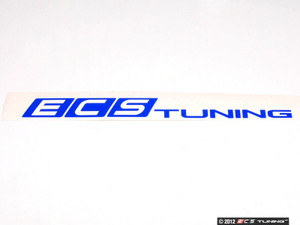 Blue ECS Tuning Window Sticker - Priced Each | ES5905