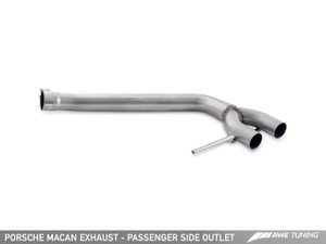 AWE Tuning Porsche Macan Track Edition Exhaust System - Chrome Silver 102mm Tips