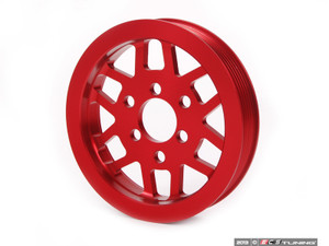 Lightweight Underdrive Pulley Set - Red