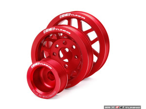 Lightweight Underdrive Pulley Set - Red