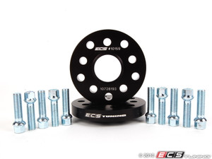 ECS Wheel Spacer & Bolt Kit - 20mm With Ball Seat Bolts