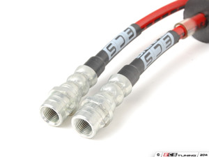 Exact-Fit Stainless Steel Brake Lines - Front | ES248898