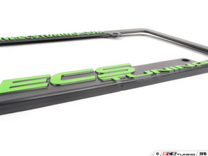 ECS Tuning License Plate Frame - Green