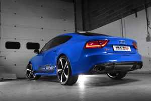Milltek Non Resonated Full Exhaust System without Cats - Uses OE Tips - RS6 / RS7