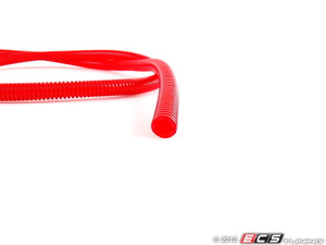 Split Wire Loom, 3/8" Diameter, 5' Length - Red