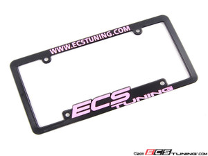 ECS Tuning License Plate Frame - Pink