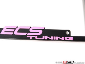 ECS Tuning License Plate Frame - Pink