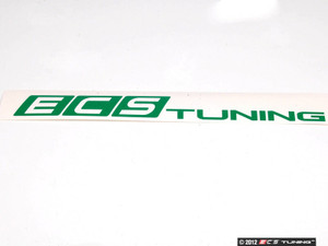 Green ECS Tuning Window Sticker - Priced Each | ES2189117