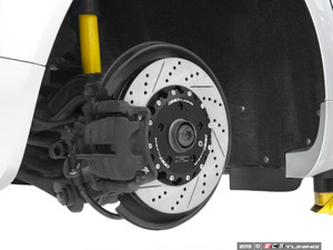 Rear Cross Drilled & Slotted 2-Piece Brake Rotors - Pair (300x22)