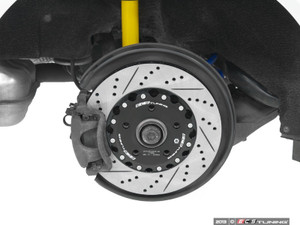 Rear Cross Drilled & Slotted 2-Piece Brake Rotors - Pair (300x22)