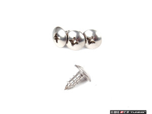 Stainless Steel License Plate Screws - Set Of 4