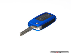 Remote Key Cover Plastic - Blue