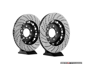 2-Piece Lightweight Front Brake Rotors - Pair (345x28)