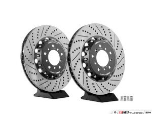 2-Piece Lightweight Front Brake Rotors - Pair (345x28)