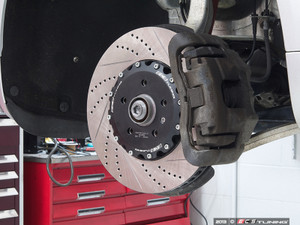 Front Cross-Drilled & Slotted 2-Piece Brake Rotors - Pair (345x30)