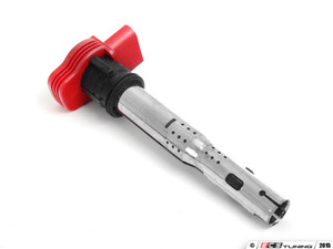 2.0T Coil Pack Conversion Kit - Anodized Black Plates with Red Coil Packs