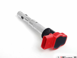 2.0T Coil Pack Conversion Kit - Anodized Black Plates with Red Coil Packs