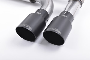 Milltek Hollowtek Twin Valved Cat Back Exhaust - Quad 90mm GT Cerakote Black Tips - F87 M2 Coupe