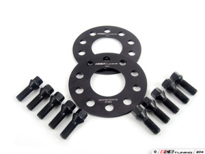 Wheel Spacer & Bolt Kit - 5mm With Black Conical Seat Bolts