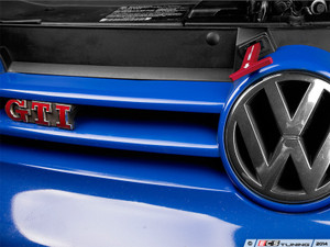 Billet Aluminum Hood Pull Release Rod - Red Anodized