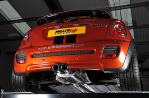 Milltek Resonated 2.5" Cat Back Exhaust - Twin 80mm GT Polished Tips - R56 & R58 Cooper S