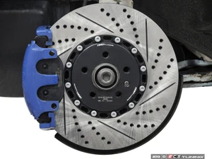 Front Cross-Drilled & Slotted 2-Piece Brake Rotors - Pair (334x32)