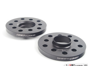 ECS Wheel Spacer & Bolt Kit - 15mm With Black Conical Seat Bolts