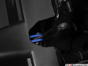 Billet Aluminum Hood Pull Release Rod - blue Anodized