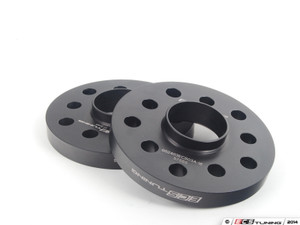 ECS Wheel Spacer & Bolt Kit - 17.5mm With Black Ball Seat Bolts