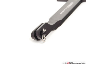 Billet Aluminum Hood Pull Release Rod - Black anodized | ES2748122