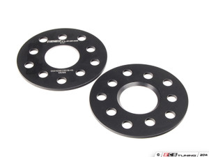 ECS Wheel Spacer & Bolt Kit - 5mm With Black Conical Seat Bolts