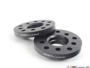 ECS Wheel Spacer & Bolt Kit - 17.5mm With Black Conical Seat Bolts