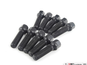 ECS Wheel Spacer & Bolt Kit - 20mm With Black Ball Seat Bolts