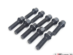 Wheel Spacer & Bolt Kit - 12.5mm With Black Conical Seat Bolts