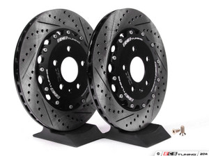Rear 2-Piece Brake Rotors - Pair (330x22)