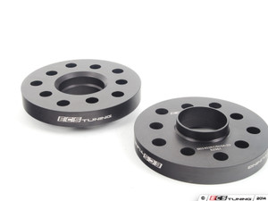 ECS Wheel Spacer & Bolt Kit - 20mm With Black Conical Seat Bolts