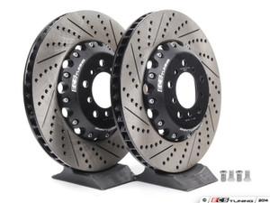 2-Piece Lightweight Front Brake Rotors - Pair (360x30)