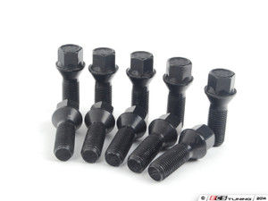 ECS Wheel Spacer & Bolt Kit - 6mm With Black Conical Seat Bolts