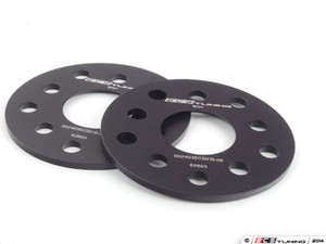 ECS Wheel Spacer & Bolt Kit - 6mm With Black Conical Seat Bolts