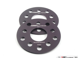 ECS Wheel Spacer & Bolt Kit - 6mm With Black Conical Seat Bolts