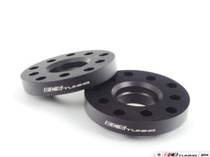 ECS Wheel Spacer And Bolt Kit - 20mm With Black Ball Seat Bolts