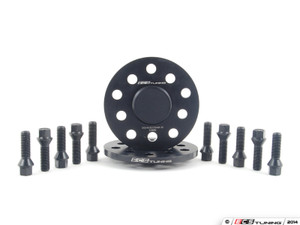 ECS Wheel Spacer And Bolt Kit - 10mm With Black Conical Seat Bolts