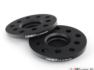 ECS Wheel Spacer And Bolt Kit - 12.5mm With Black Conical Seat Bolts