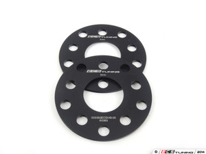 ECS Wheel Spacer And Bolt Kit - 5mm With Black Ball Seat Bolts
