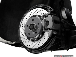 Rear Cross-Drilled & Slotted 2-Piece Semi-Floating Brake Rotors - Pair (310x22)