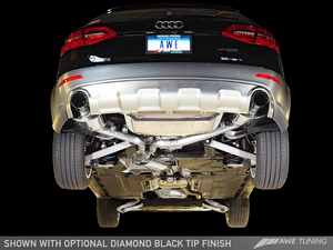 AWE Tuning allroad Touring Edition Exhaust - Dual Outlet,  Polished Silver Tips