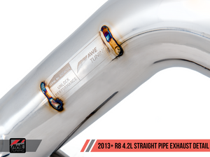 AWE Tuning Audi R8 4.2L Straight Pipe Exhaust (2014+)