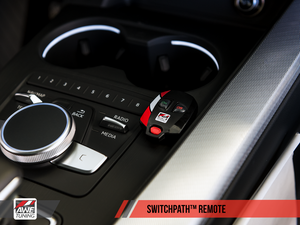 AWE Tuning B9 A4 SwitchPath Exhaust, Dual Outlet - Diamond Black Tips (includes DP and SwitchPath Remote)