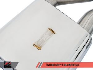 AWE Tuning Porsche 718 Boxster / Cayman SwitchPath Exhaust (PSE Only) - Diamond Black Tips