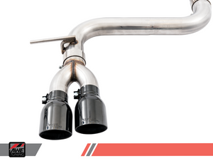 AWE Tuning Mk6 Jetta 2.5L Touring Edition Exhaust - Diamond Black Tips